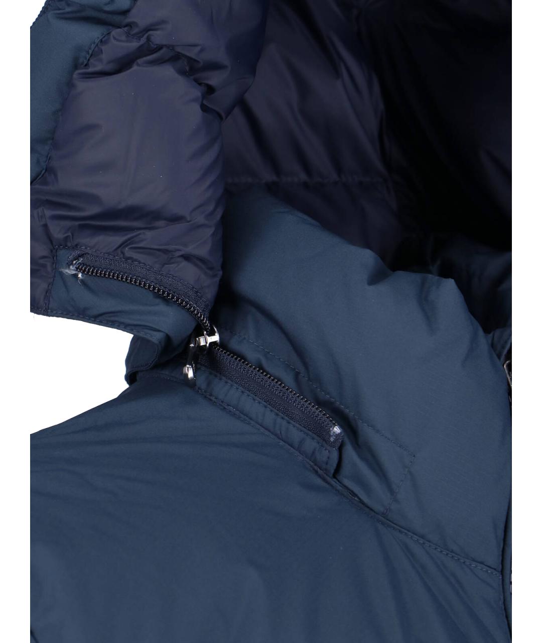 POLO RALPH LAUREN Синий полиэстеровый пуховик, фото 4