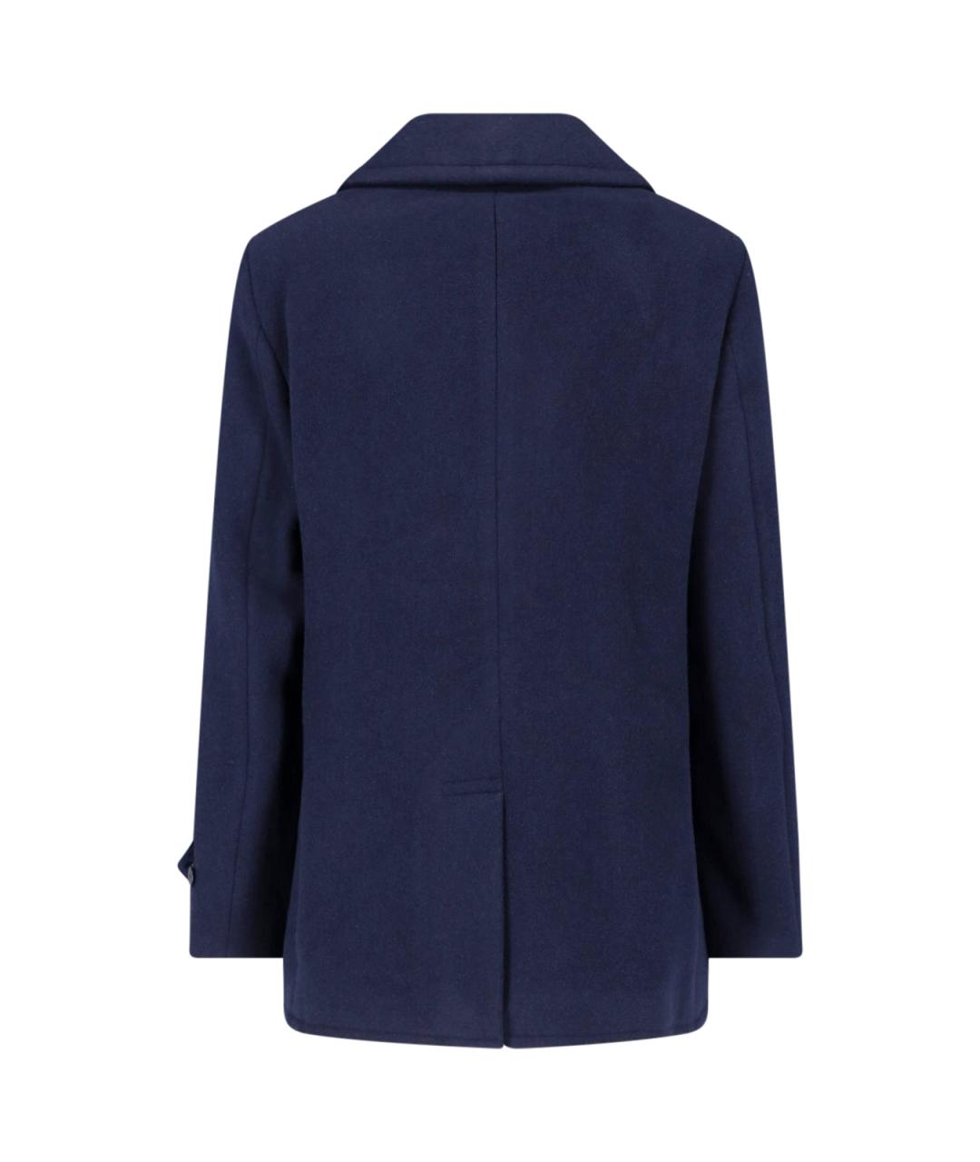 POLO RALPH LAUREN Синее шерстяное пальто, фото 2
