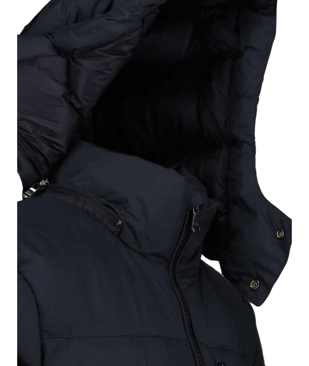 POLO RALPH LAUREN Черный полиэстеровый пуховик, фото 4