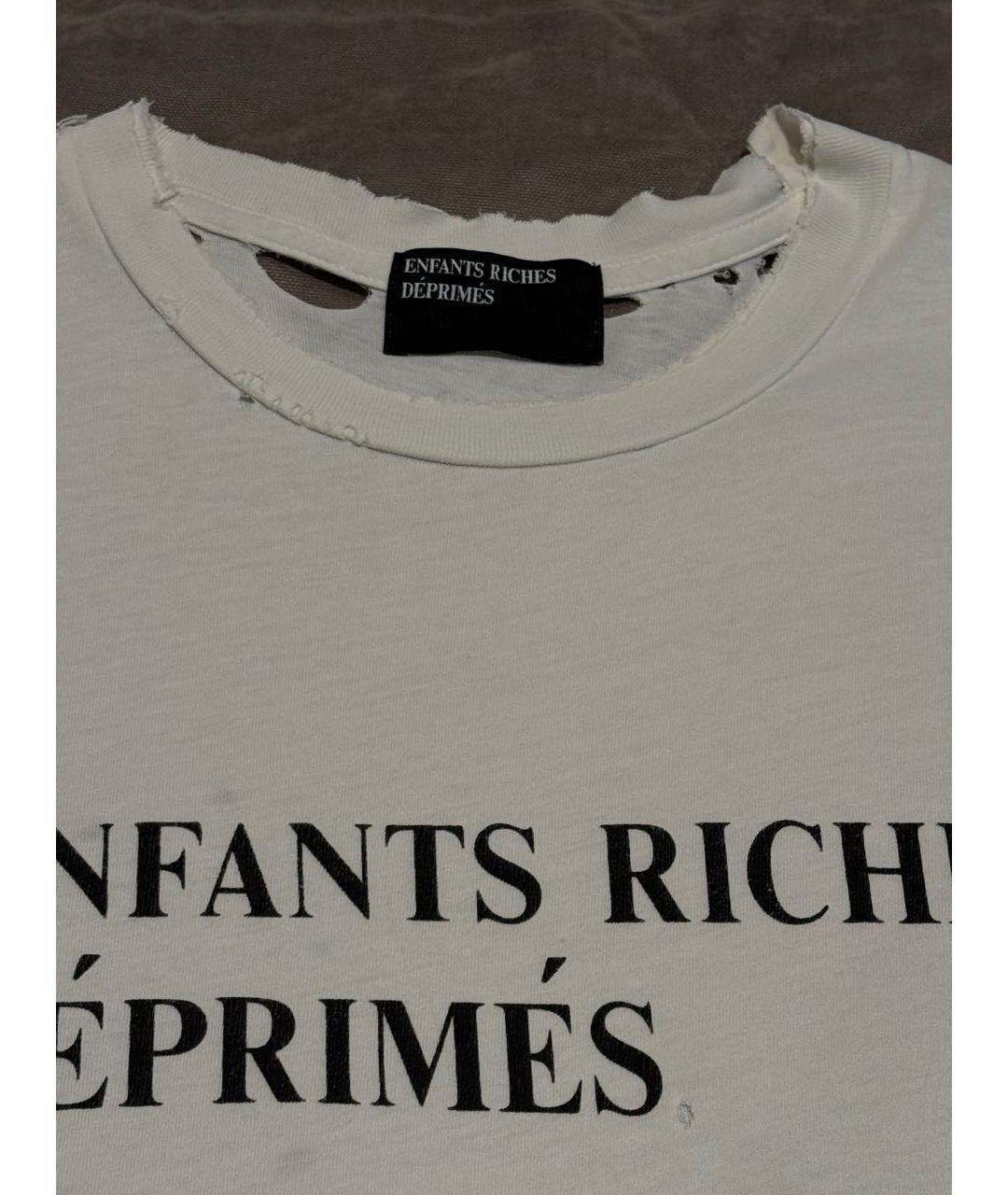 Enfants Riches Déprimés Белая хлопковая футболка, фото 3