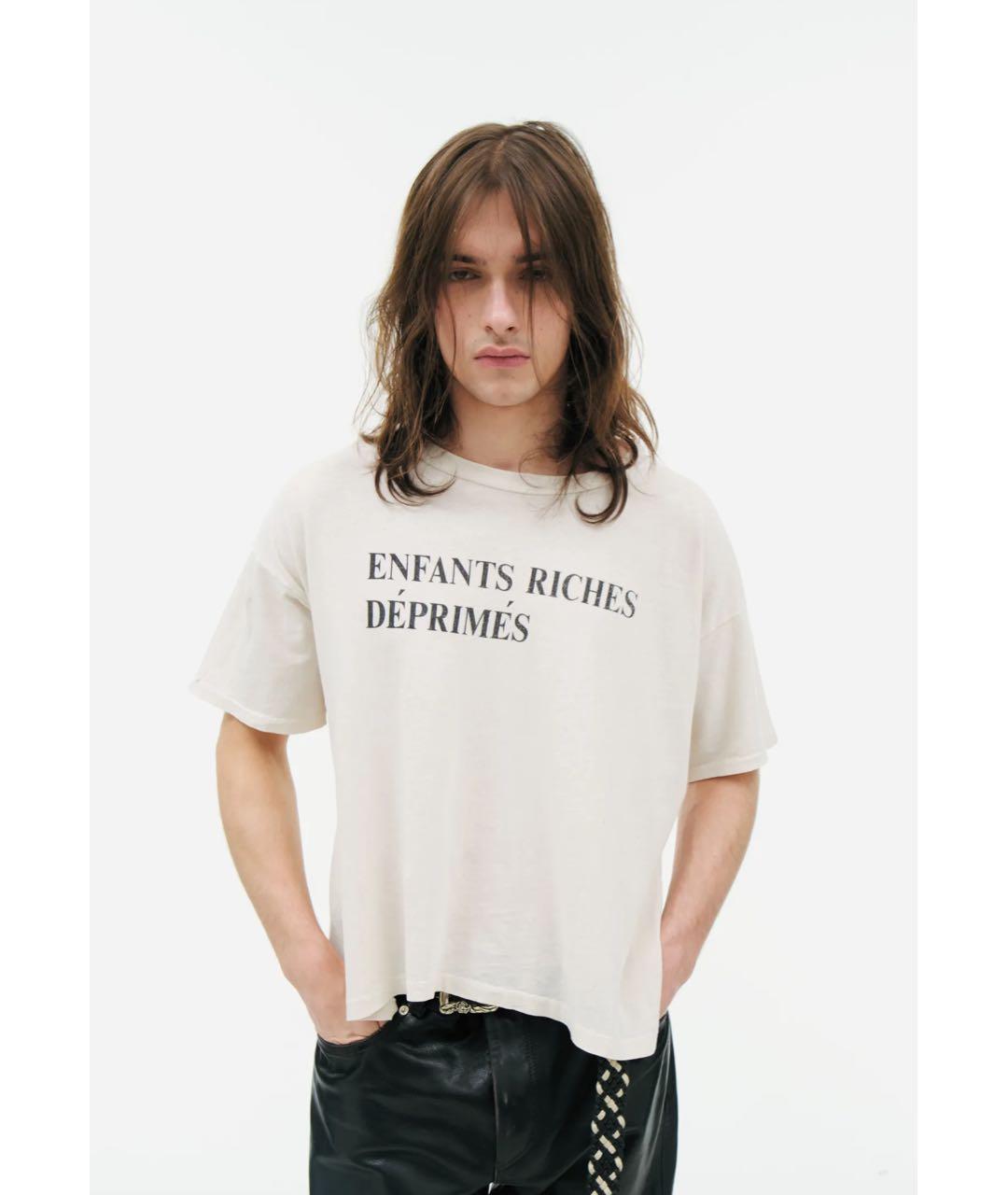 Enfants Riches Déprimés Белая хлопковая футболка, фото 8