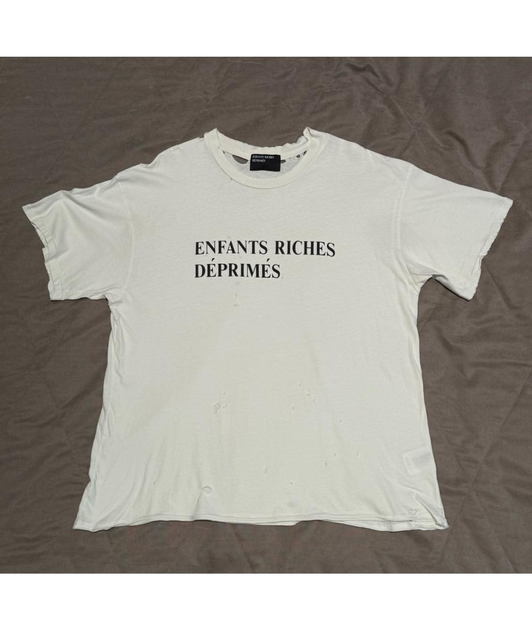 Enfants Riches Déprimés Белая хлопковая футболка, фото 9