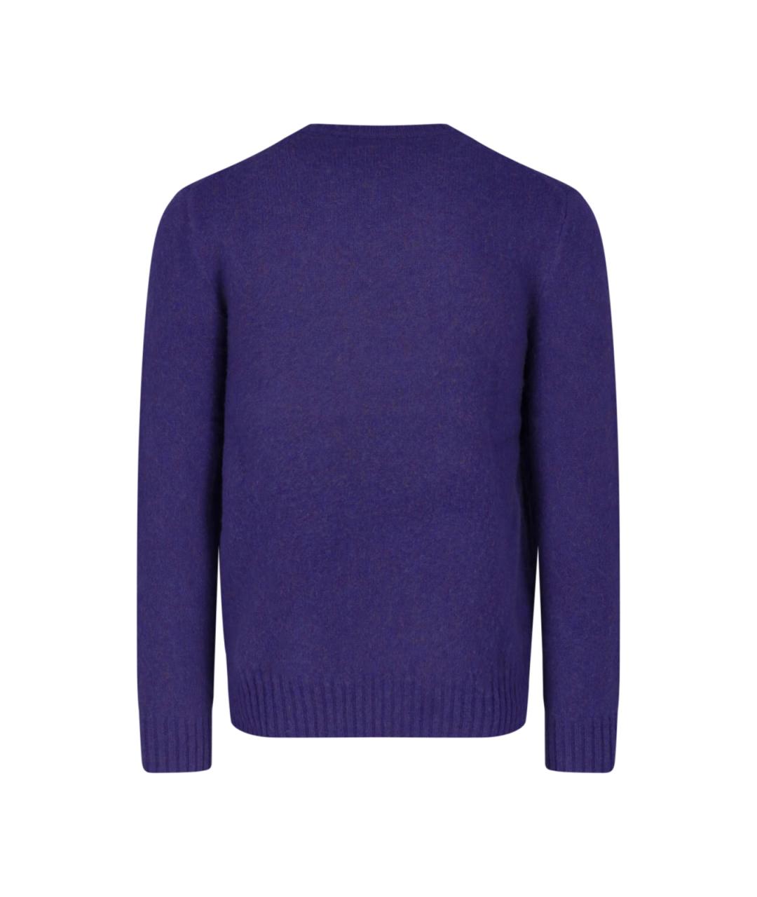 POLO RALPH LAUREN Фиолетовый шерстяной джемпер / свитер, фото 2