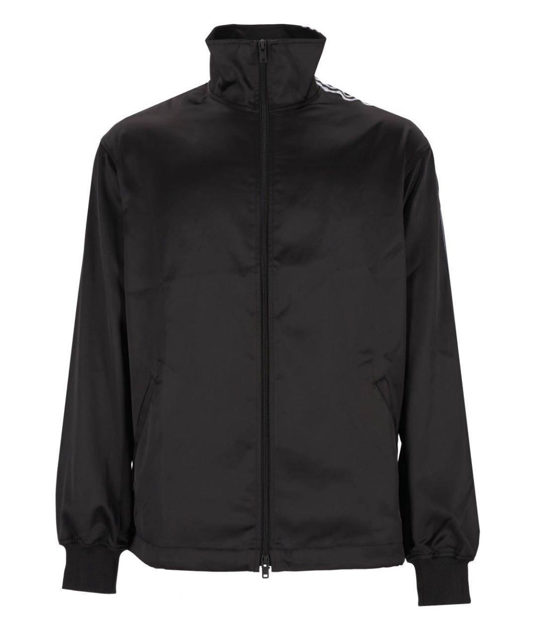 ADIDAS Черная полиэстеровая куртка, фото 1