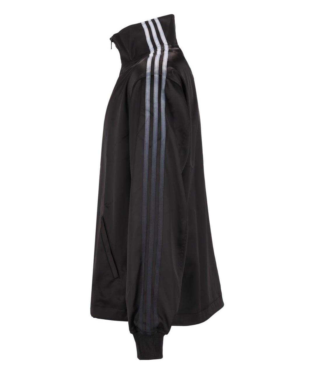 ADIDAS Черная полиэстеровая куртка, фото 3