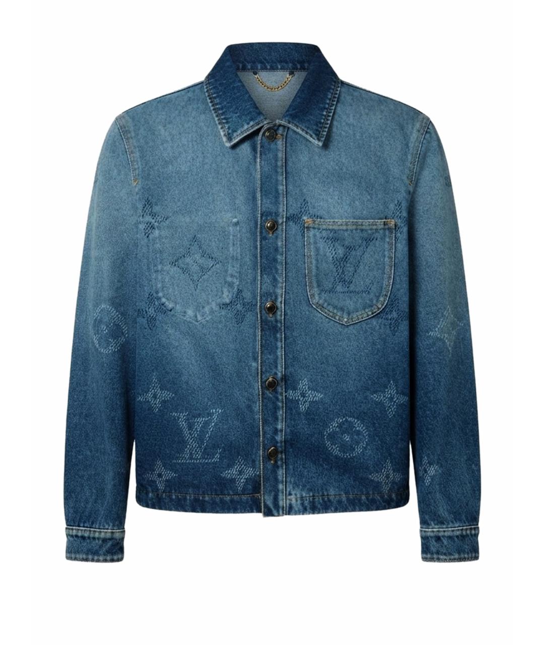 LOUIS VUITTON Синяя деним куртка, фото 1