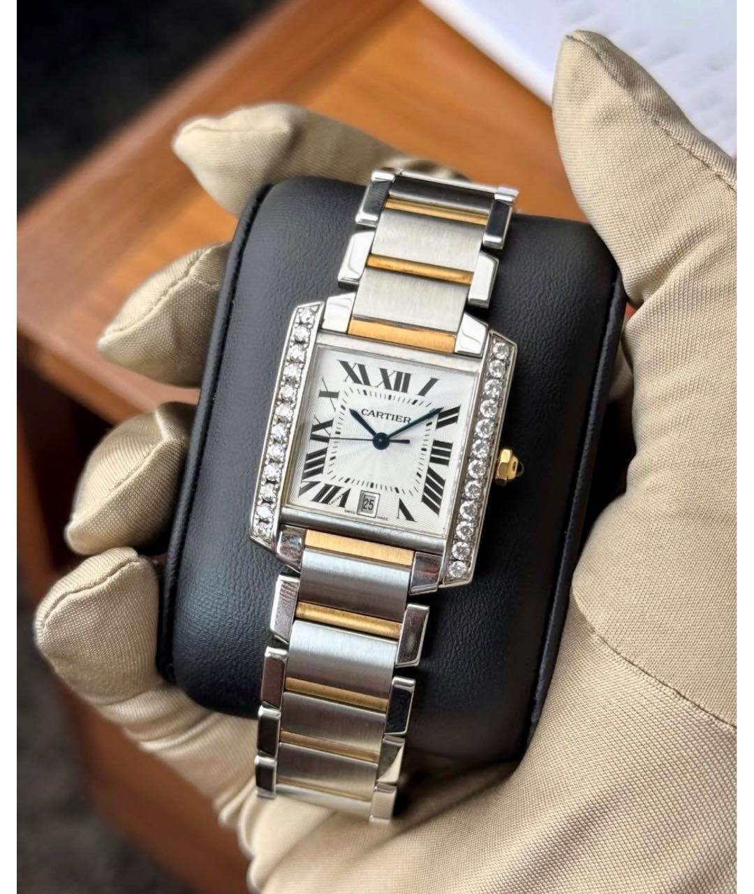CARTIER Серебряные металлические часы, фото 3