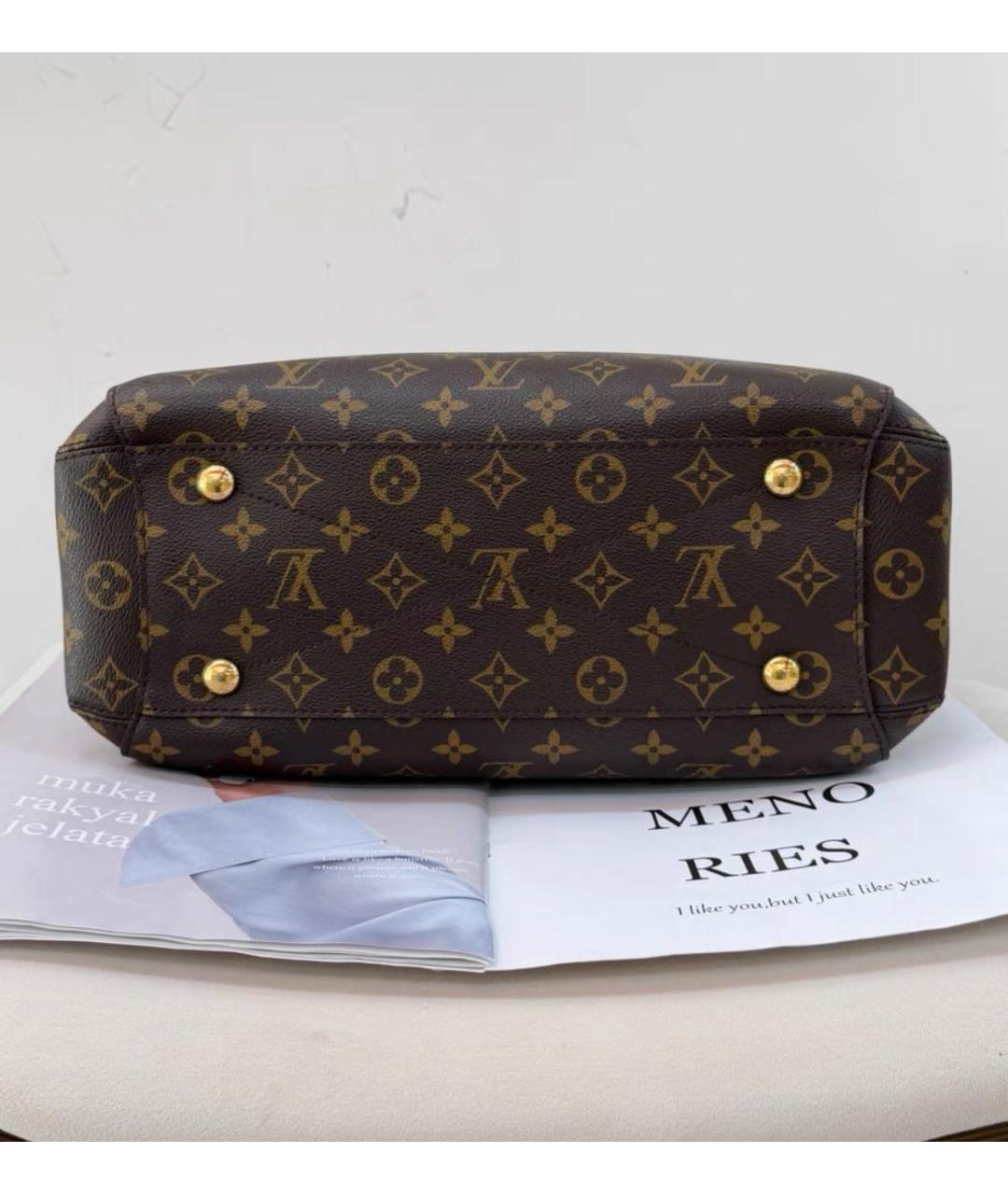 LOUIS VUITTON Коричневая сумка через плечо из канвы, фото 3
