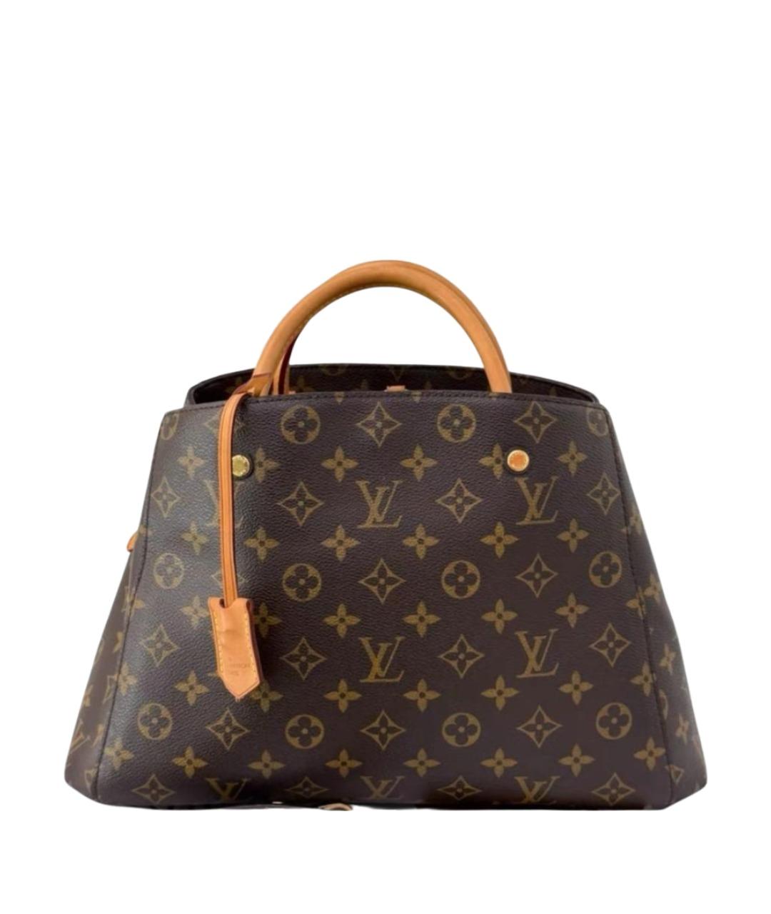 LOUIS VUITTON Коричневая сумка через плечо из канвы, фото 1