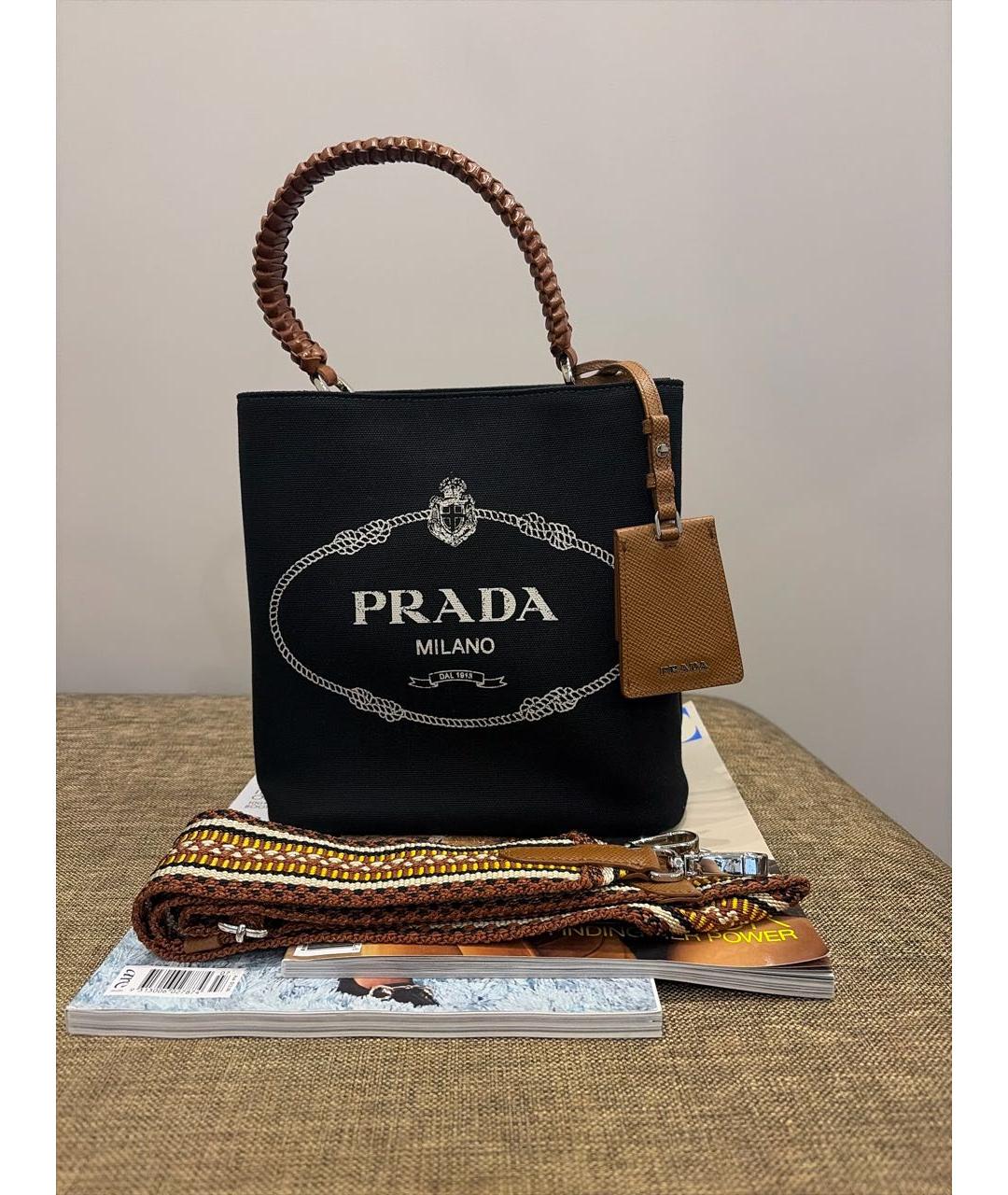 PRADA Черная сумка через плечо, фото 8