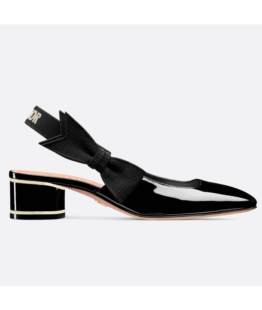 CHRISTIAN DIOR Черные кожаные туфли, фото 6