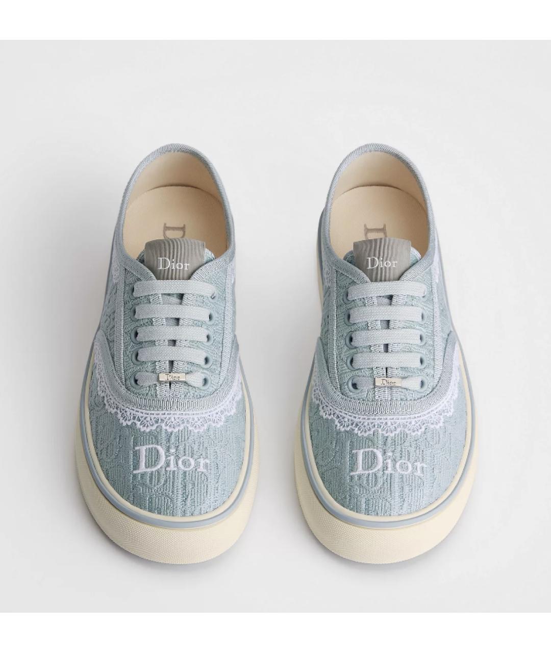 CHRISTIAN DIOR Голубые кеды, фото 2