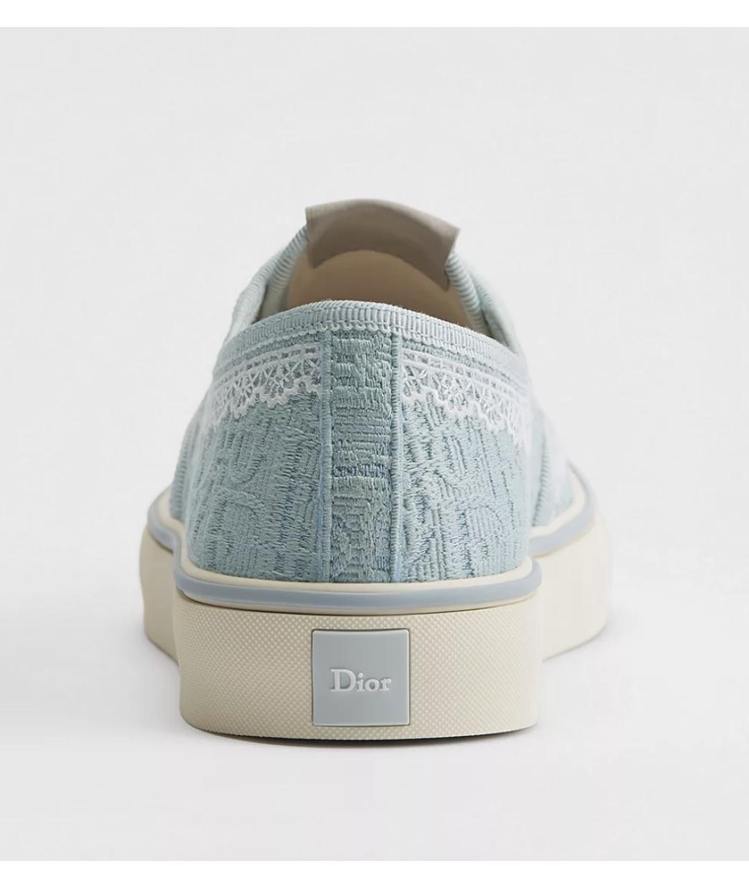 CHRISTIAN DIOR Голубые кеды, фото 3