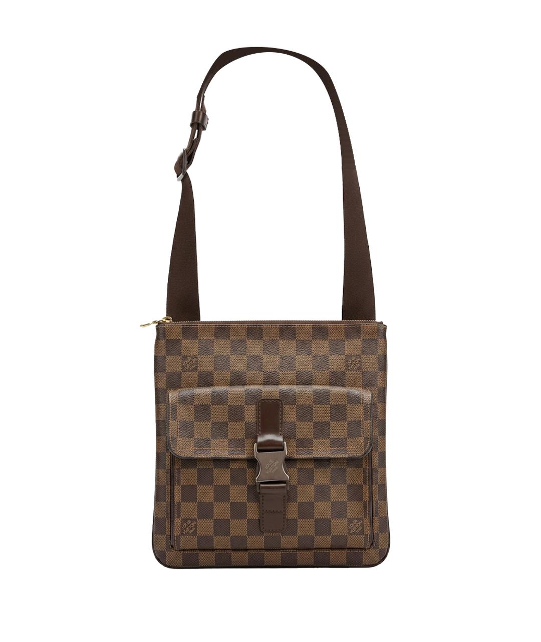 LOUIS VUITTON Коричневая барсетка, фото 1