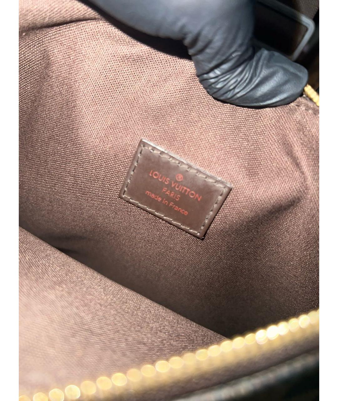 LOUIS VUITTON Коричневая барсетка, фото 6