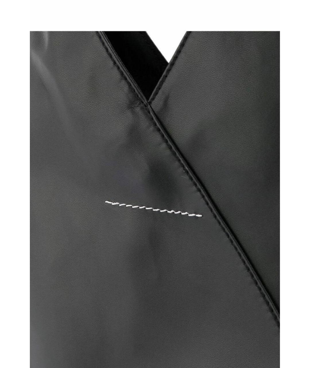 MM6 MAISON MARGIELA Черная сумка через плечо из искусственной кожи, фото 4