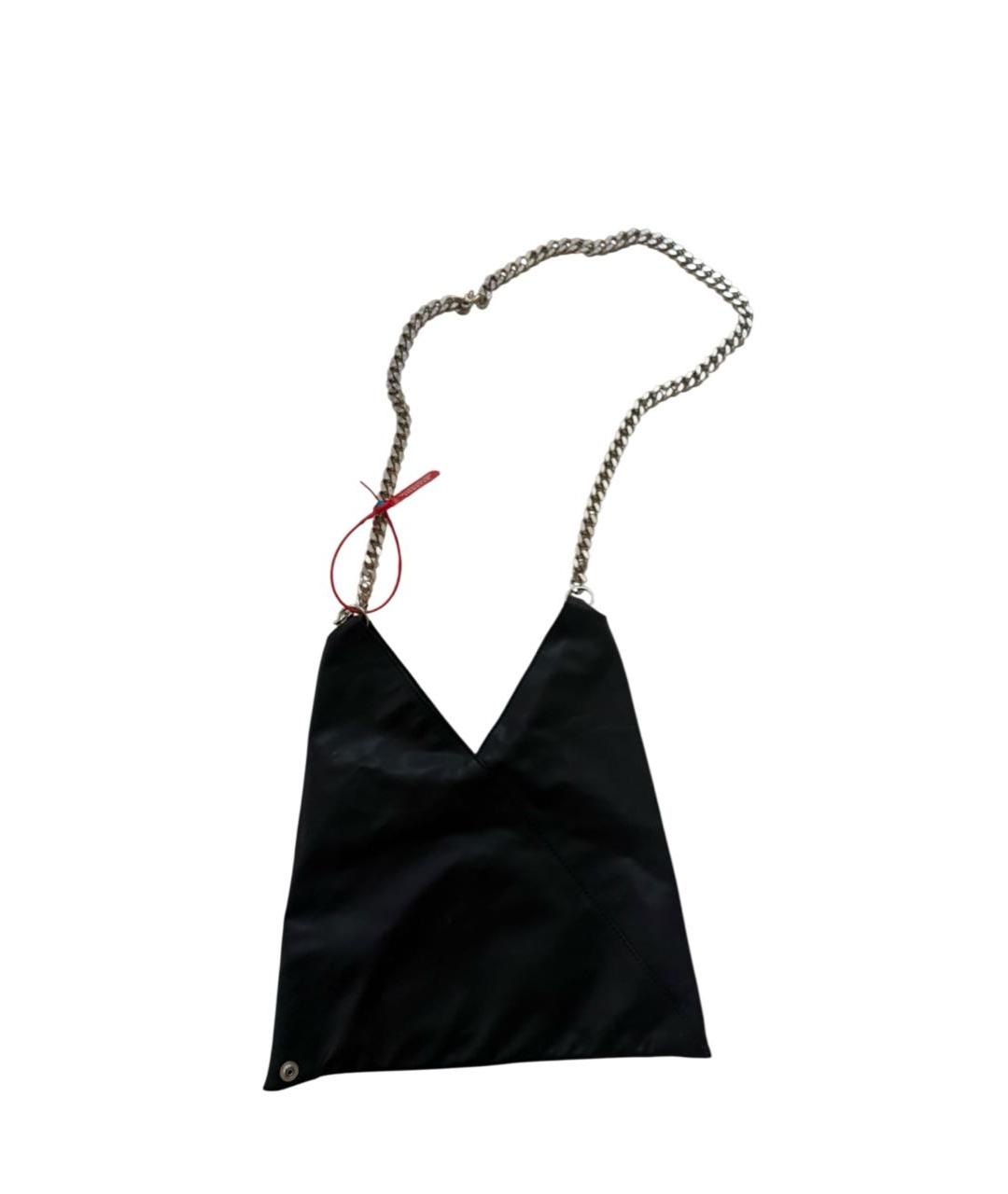 MM6 MAISON MARGIELA Черная сумка через плечо из искусственной кожи, фото 3