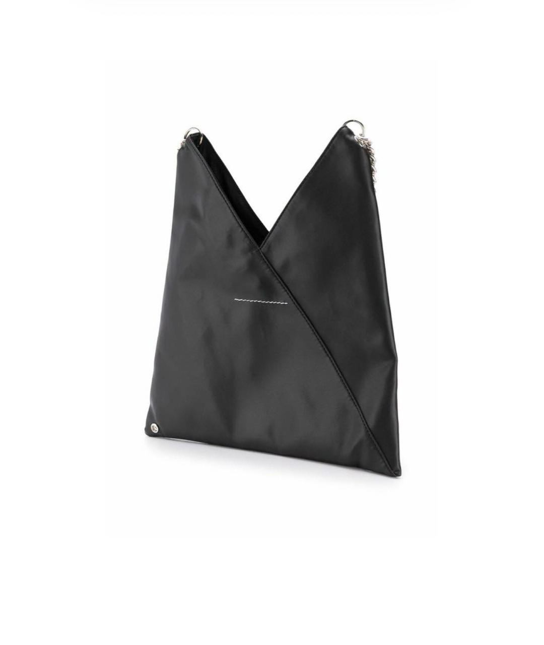 MM6 MAISON MARGIELA Черная сумка через плечо из искусственной кожи, фото 6