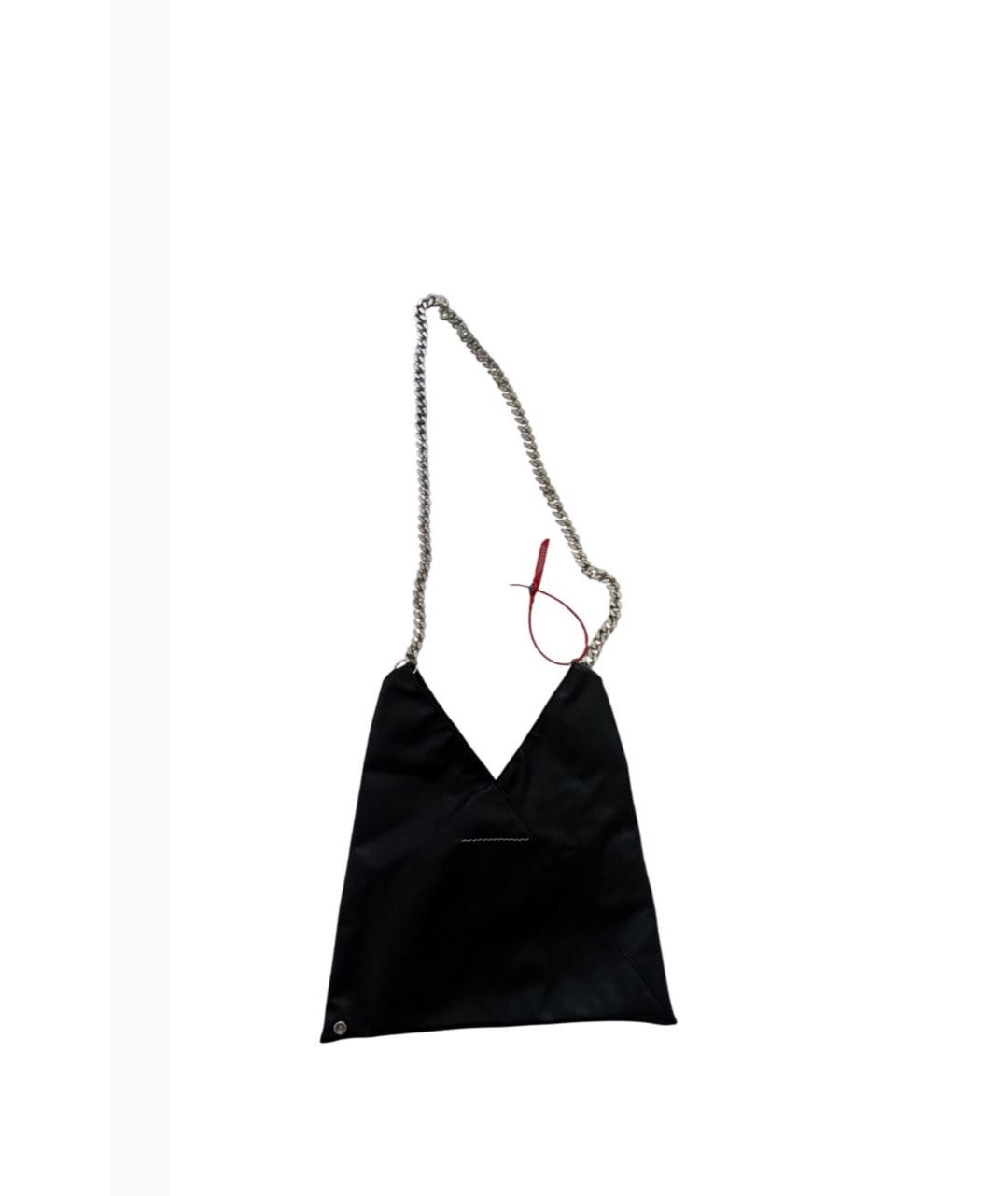 MM6 MAISON MARGIELA Черная сумка через плечо из искусственной кожи, фото 2