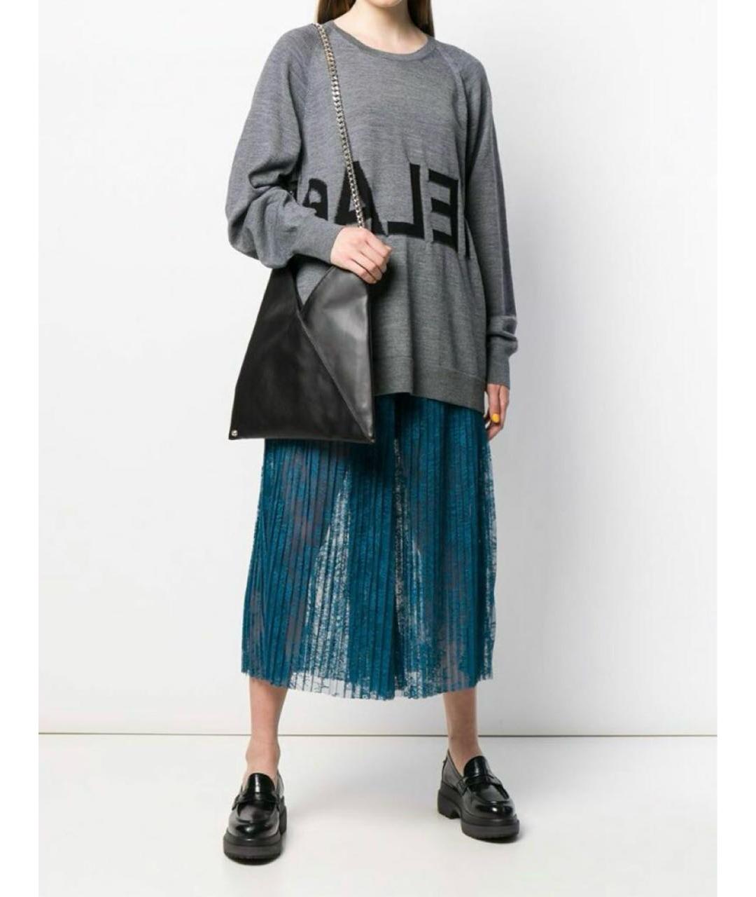 MM6 MAISON MARGIELA Черная сумка через плечо из искусственной кожи, фото 7