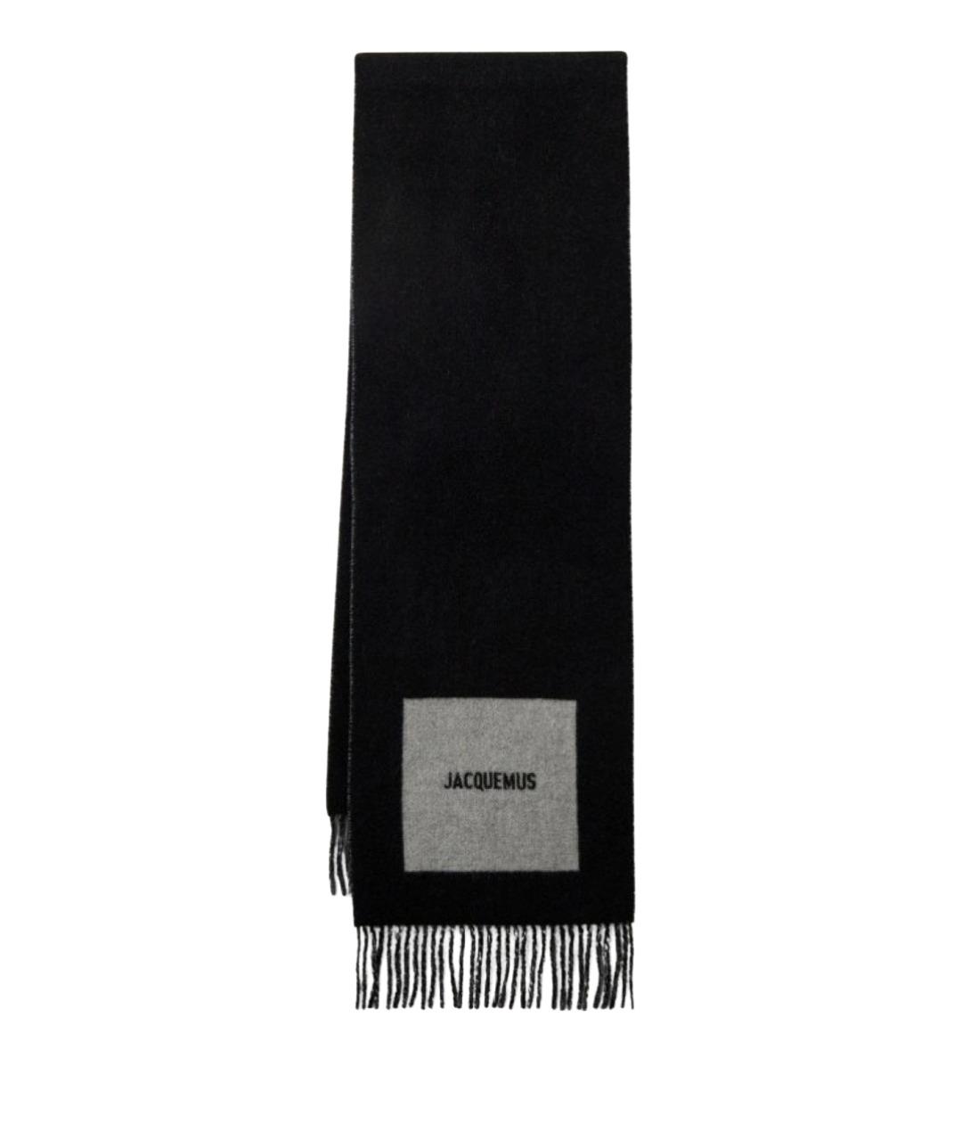 JACQUEMUS Черный шарф, фото 1