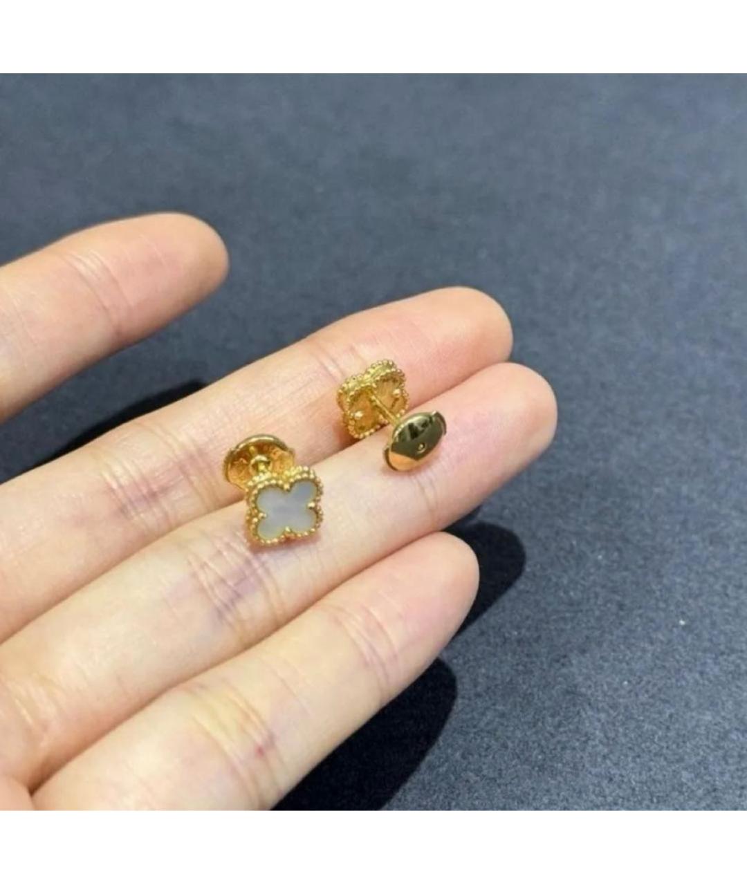 VAN CLEEF & ARPELS Золотые серьги из желтого золота, фото 2
