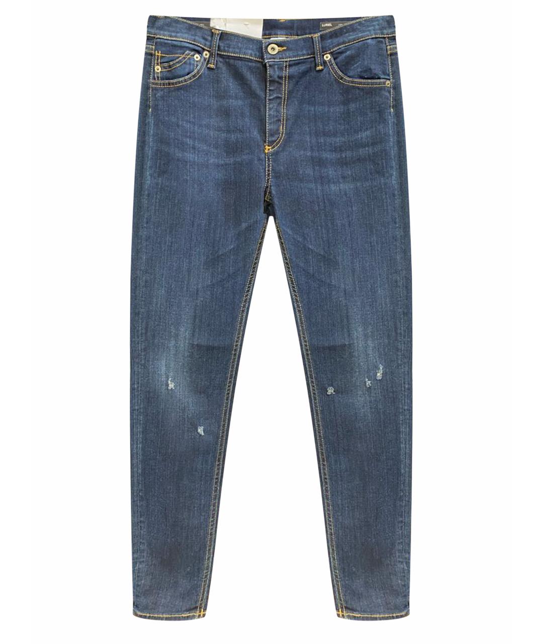 DONDUP Синие хлопковые джинсы слим, фото 1