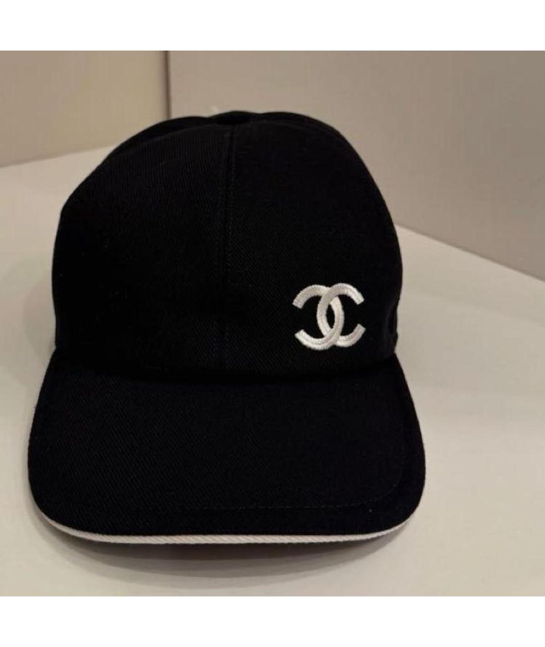 CHANEL Черная кепка, фото 4