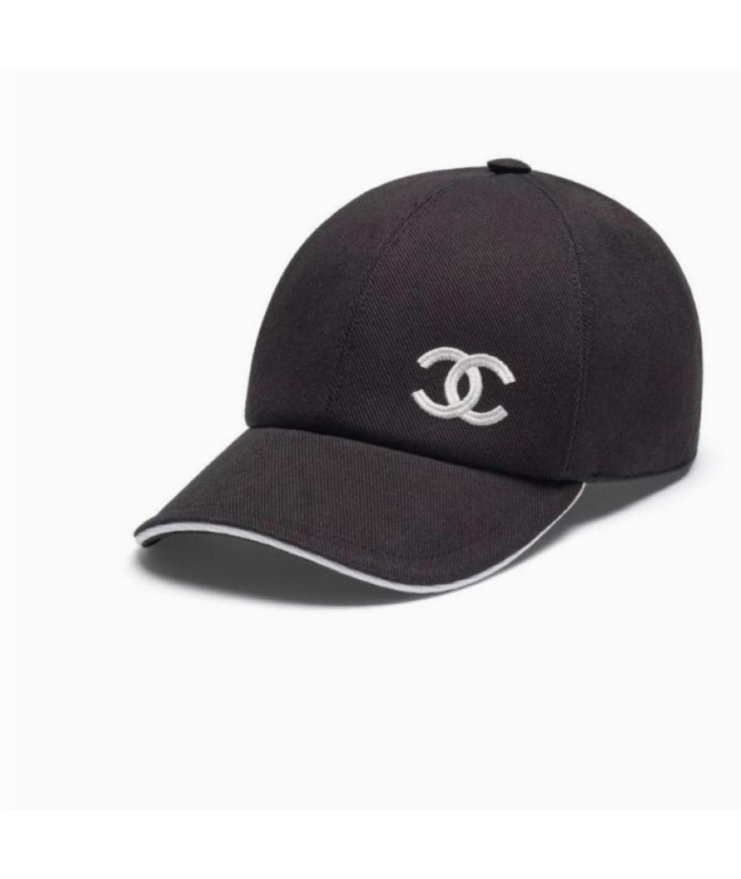 CHANEL Черная кепка, фото 7