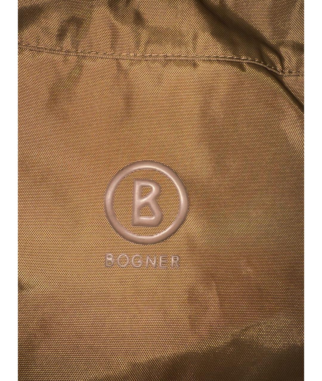 BOGNER Коричневая нейлоновая сумка на плечо, фото 7