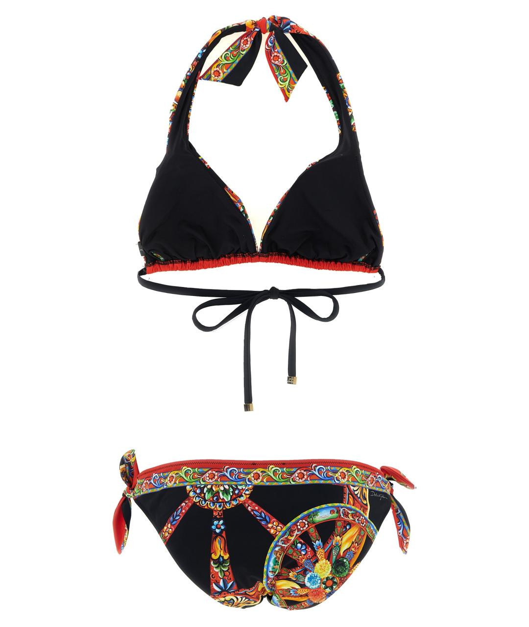 DOLCE&GABBANA Мульти полиамидовый купальник, фото 2
