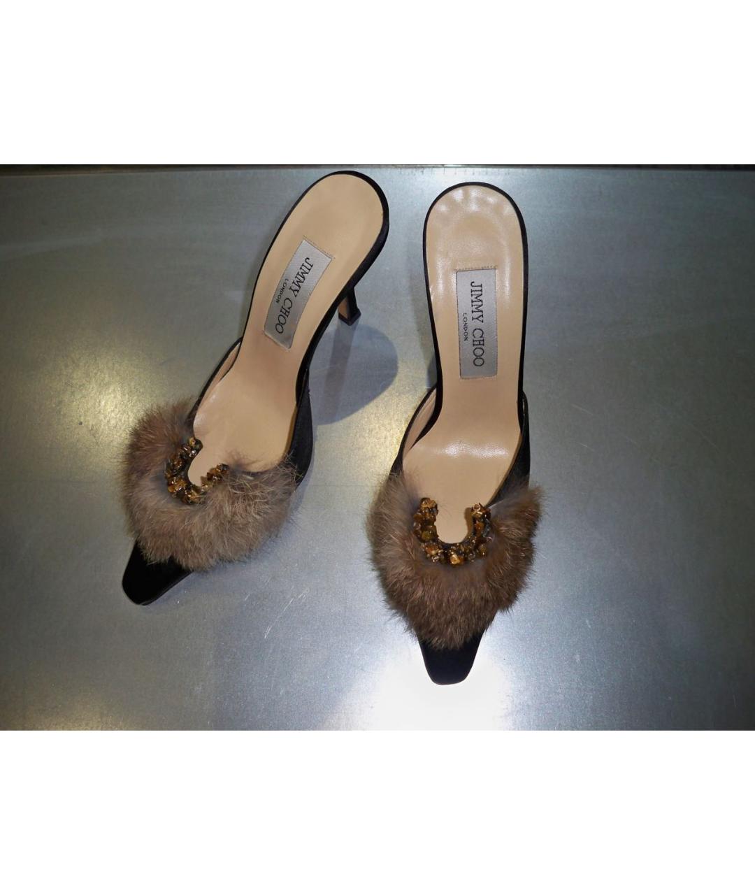 JIMMY CHOO Черные мюли, фото 2