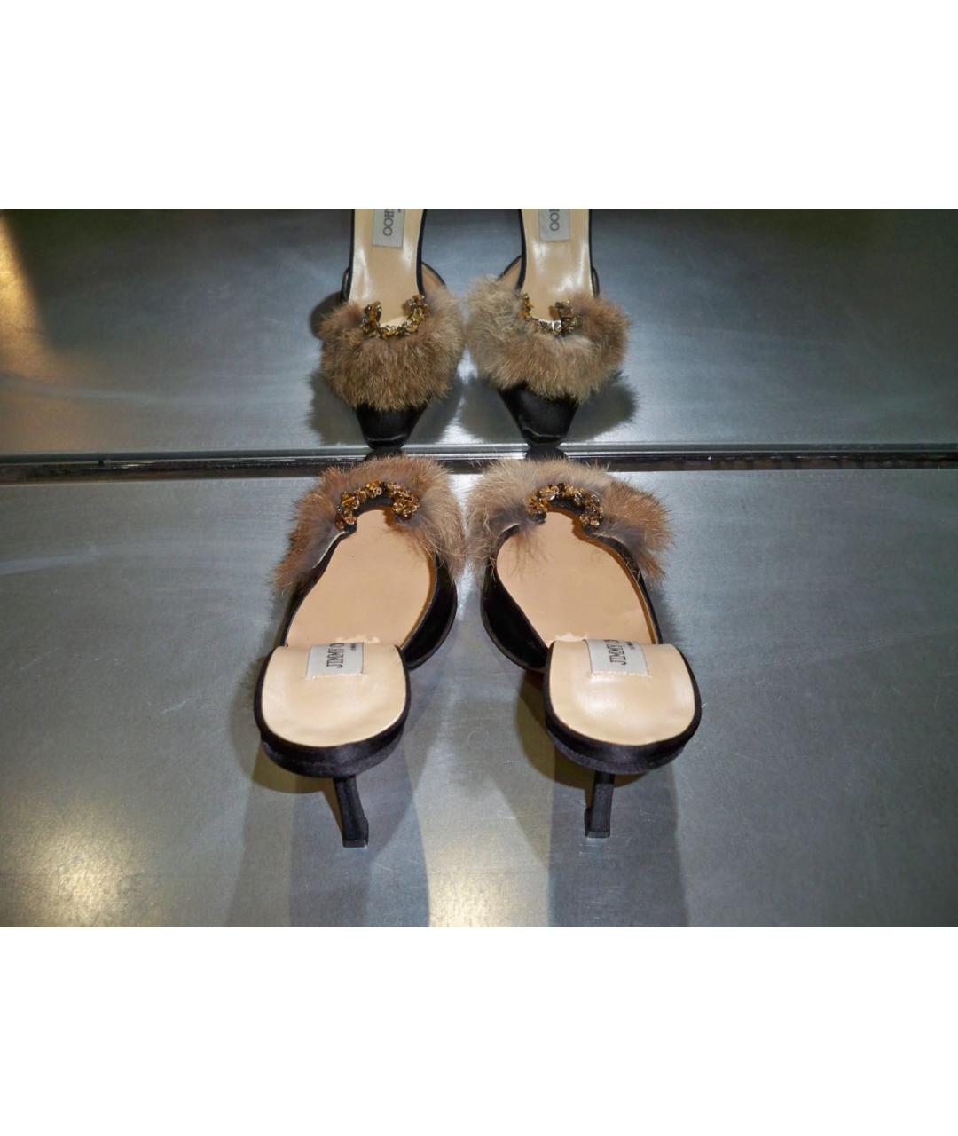 JIMMY CHOO Черные мюли, фото 7