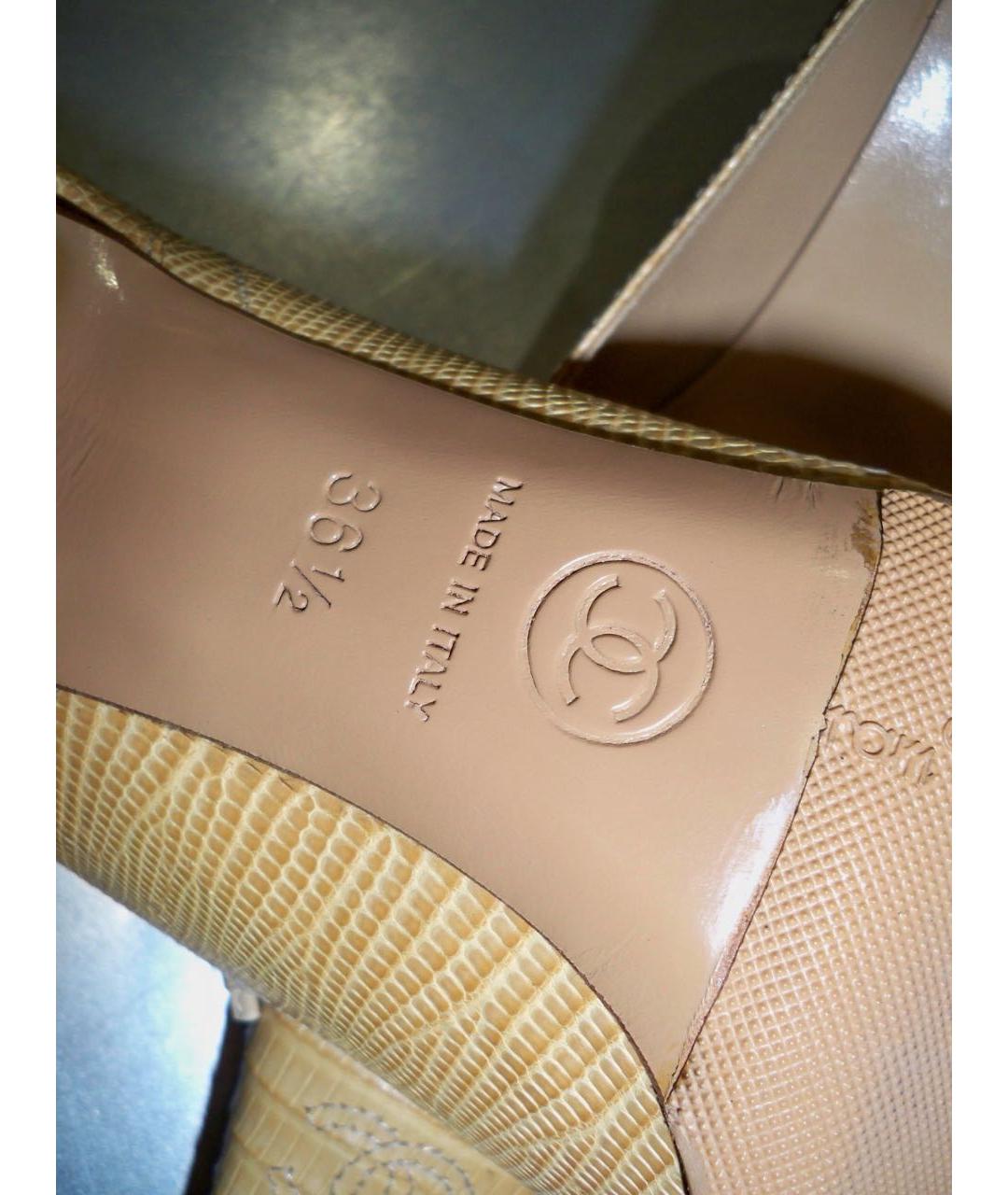 CHANEL Кожаные туфли, фото 6