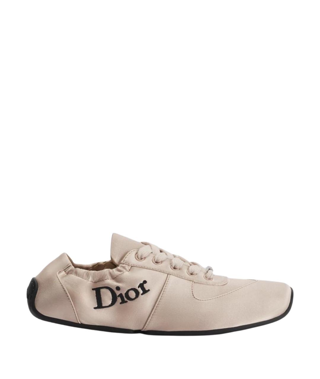 CHRISTIAN DIOR Розовые кожаные кроссовки, фото 1