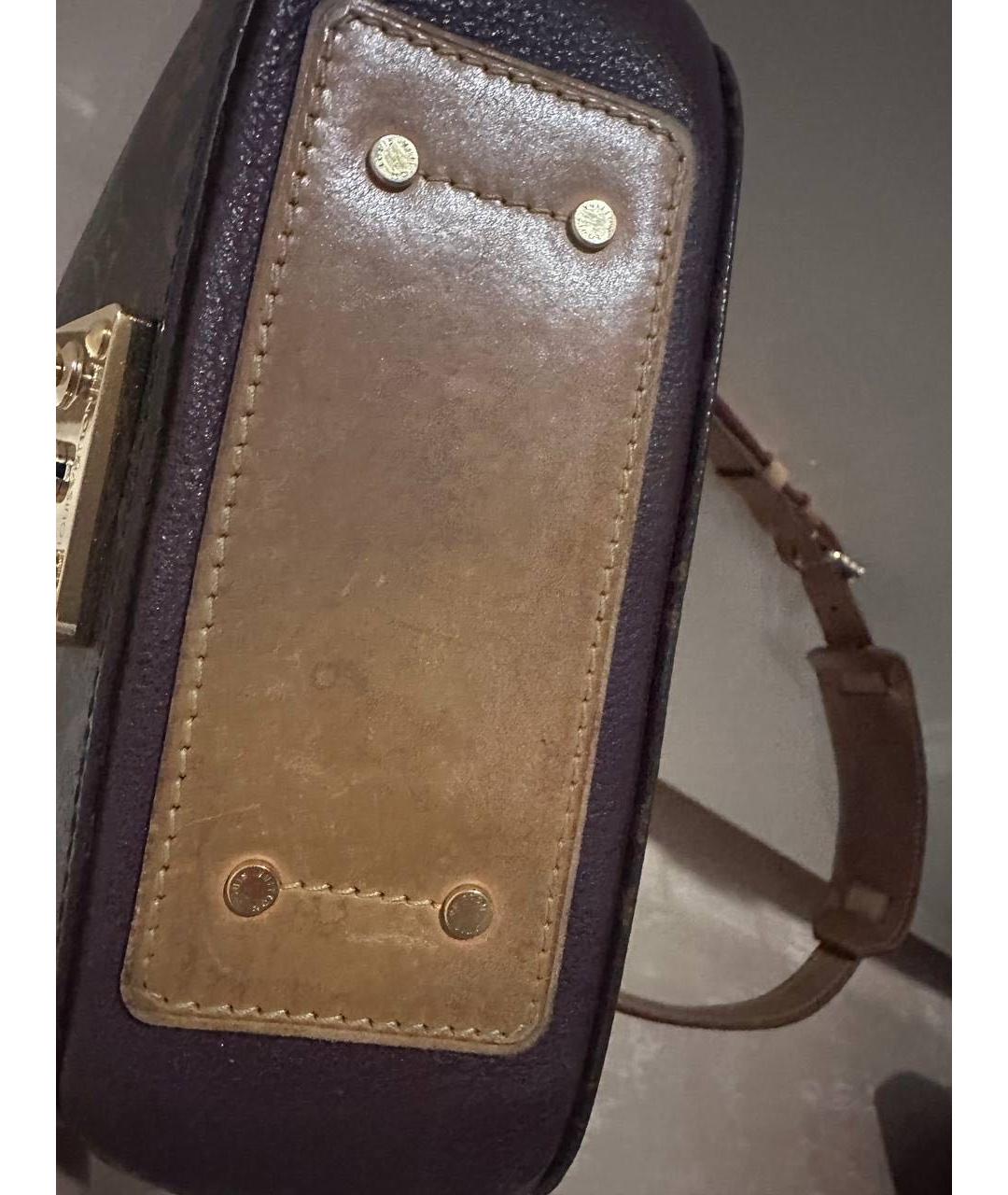 LOUIS VUITTON Коричневая сумка через плечо из канвы, фото 5