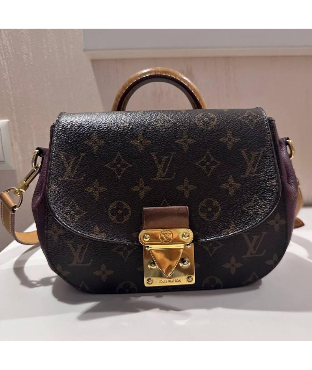 LOUIS VUITTON Коричневая сумка через плечо из канвы, фото 6