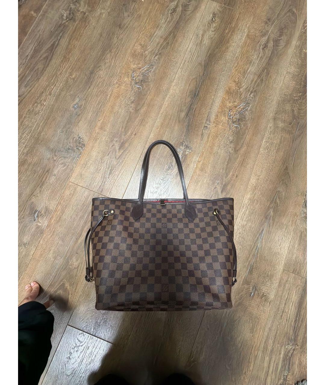 LOUIS VUITTON Коричневая дорожная/спортивная сумка, фото 8