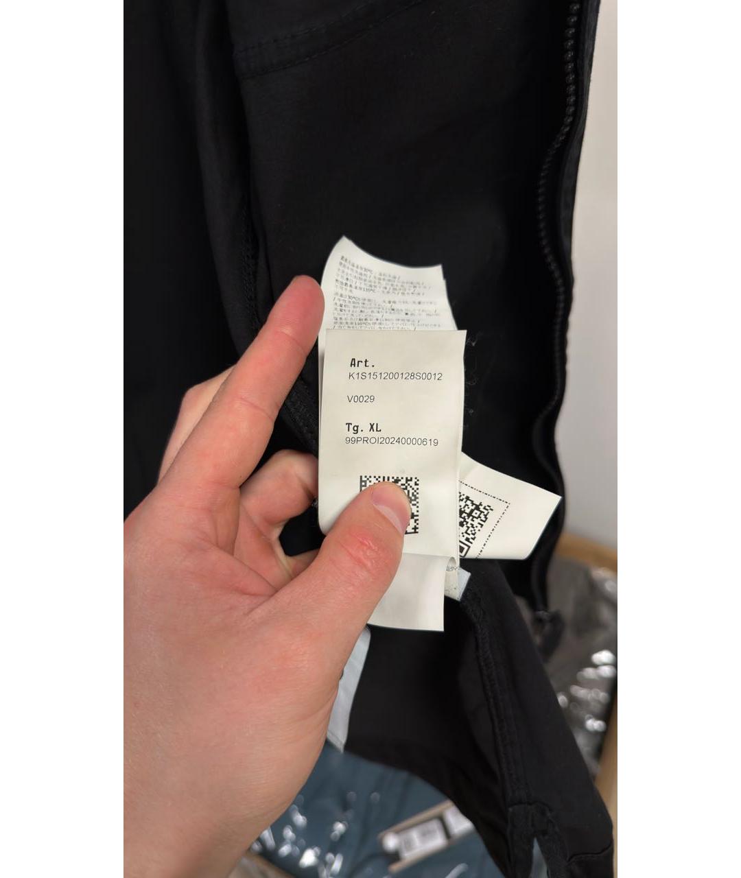 STONE ISLAND Черная хлопковая кэжуал рубашка, фото 7