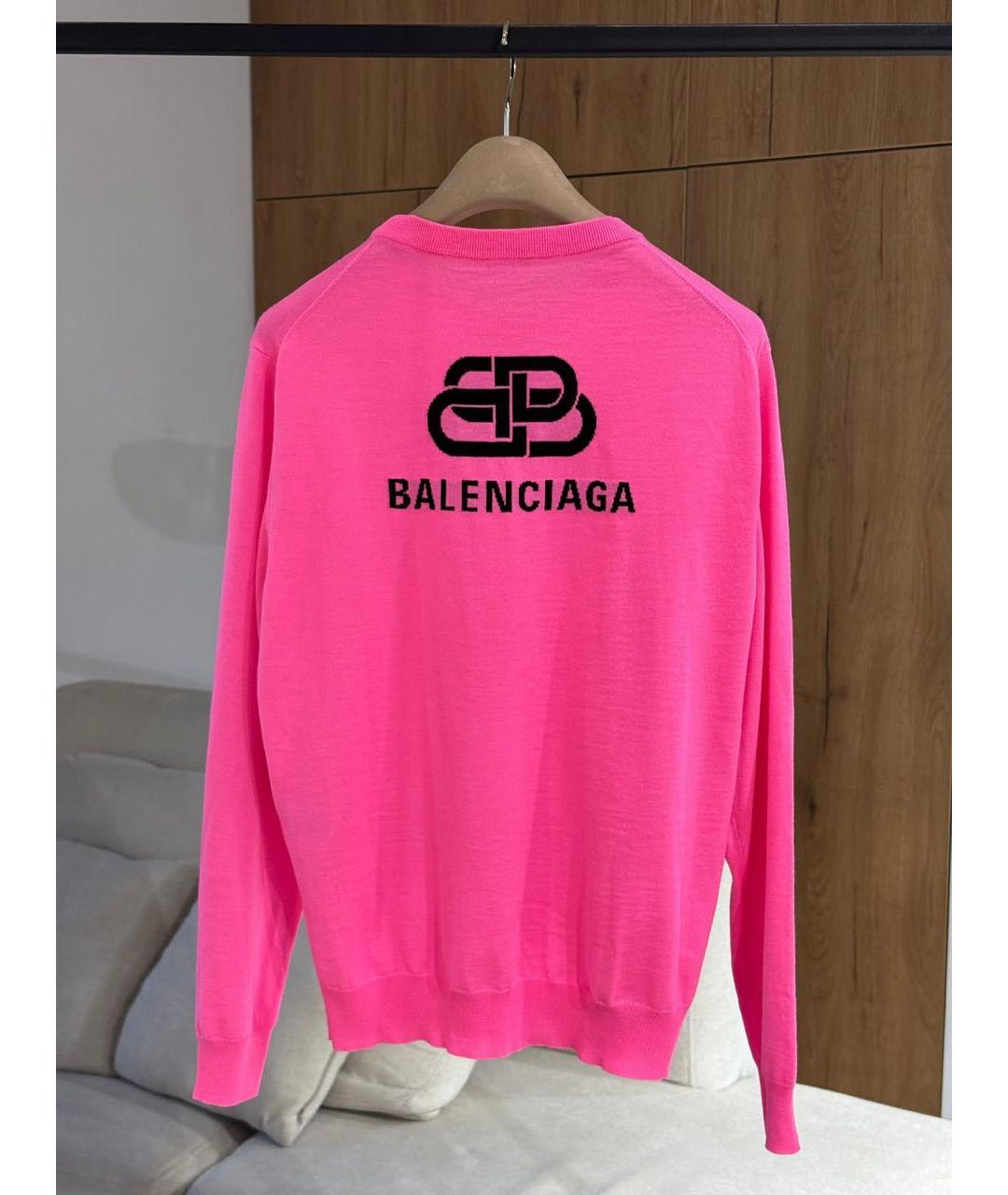 BALENCIAGA Розовый джемпер / свитер, фото 2