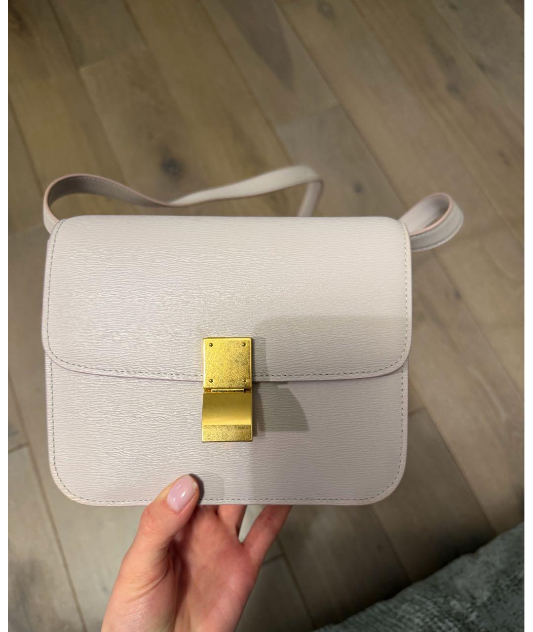 CELINE Фиолетовая кожаная сумка через плечо, фото 2