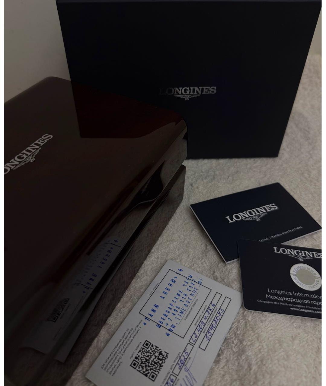 LONGINES Серебряные часы, фото 4