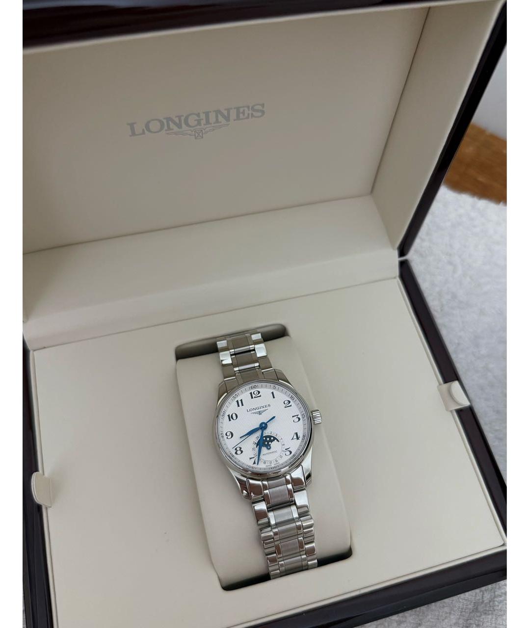LONGINES Серебряные часы, фото 6
