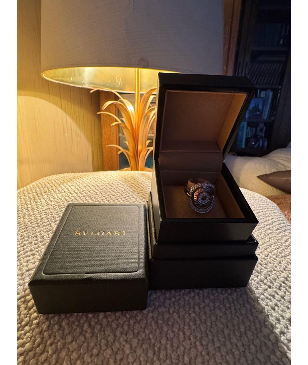 BVLGARI Серебряное кольцо из белого золота, фото 5