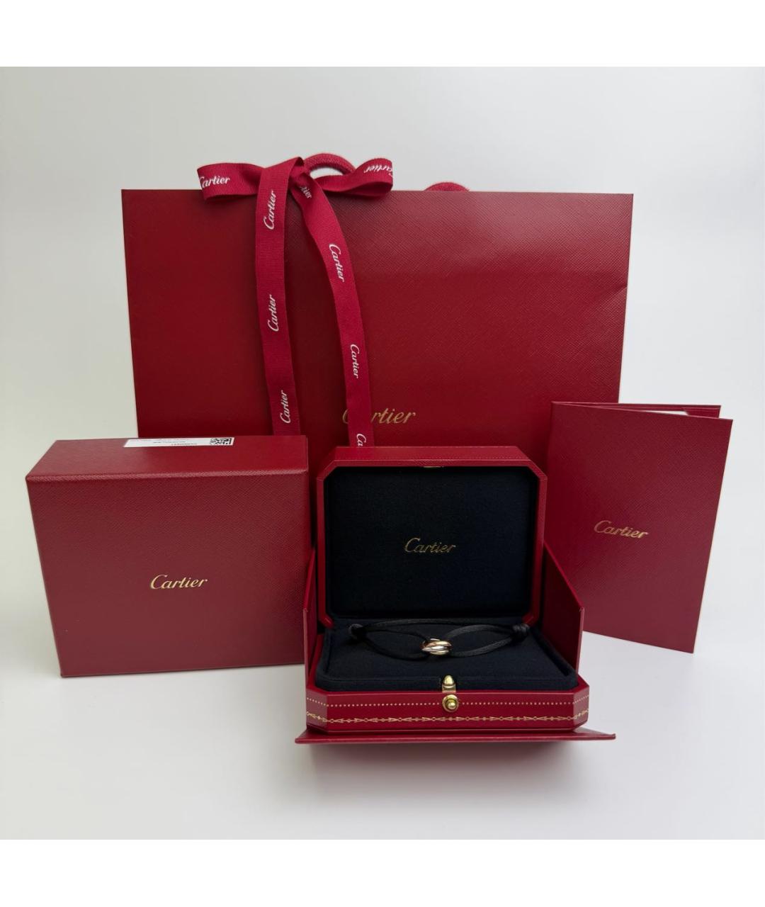 CARTIER Черный браслет из белого золота, фото 2
