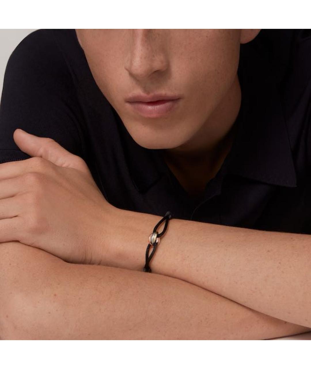 CARTIER Черный браслет из белого золота, фото 6