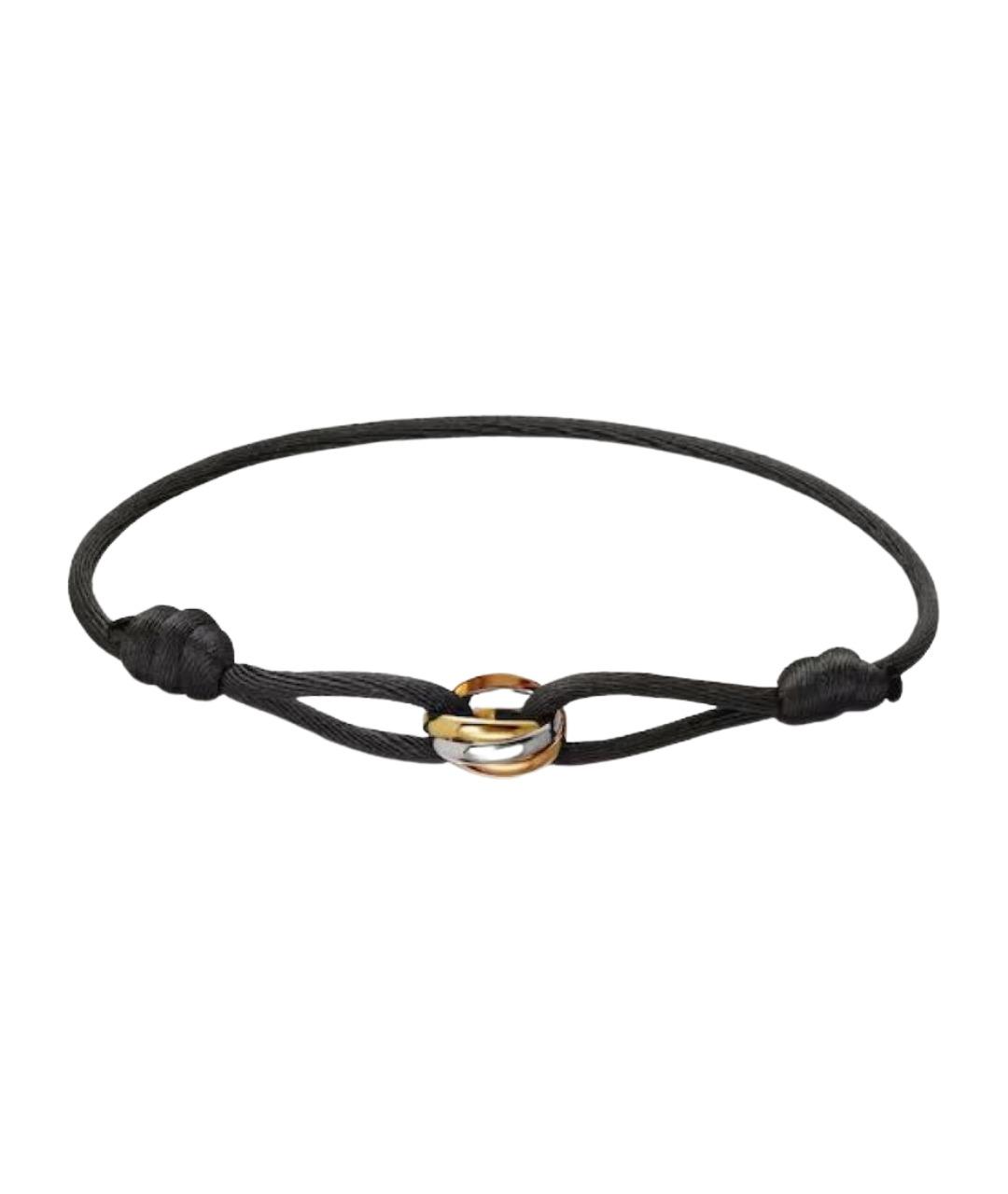 CARTIER Черный браслет из белого золота, фото 1