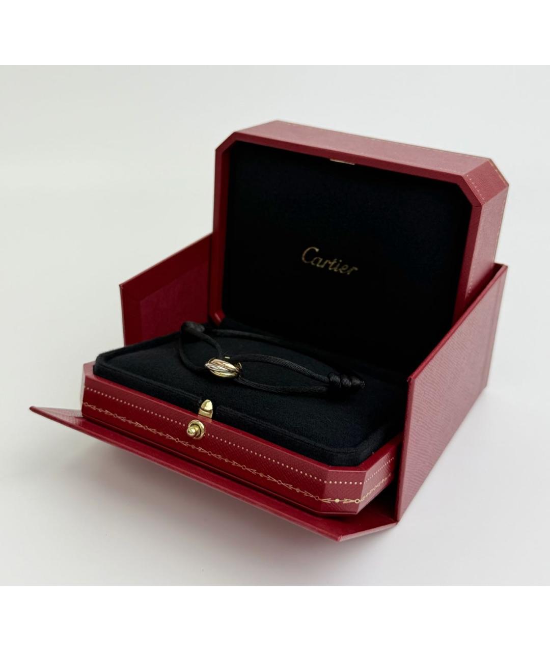 CARTIER Черный браслет из белого золота, фото 4