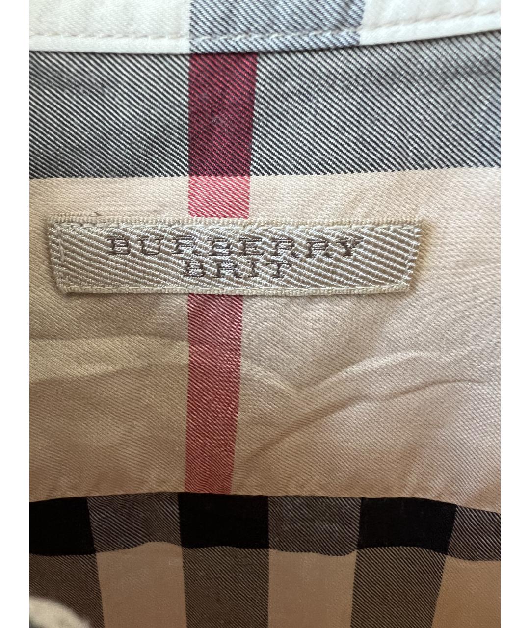 BURBERRY Хлопковая классическая рубашка, фото 4