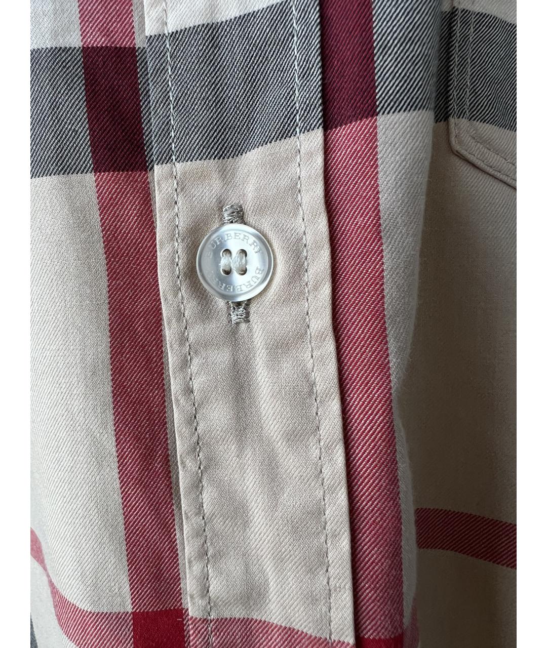 BURBERRY Хлопковая классическая рубашка, фото 2